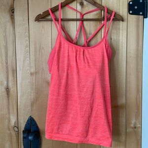 ATHLETA / neon bra tank / Size Large